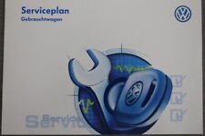 VW Serviceplan - Jan. 1998