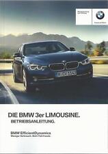BMW 3er F30 Betriebsanleitung 2016 Bedienungsanleitung Handbuch Bordbuch BA