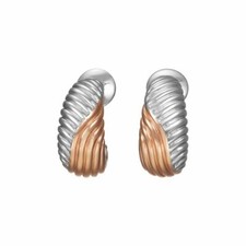 Joop Damen Ohrringe Ohrstecker Edelstahl bicolor Waves JPER10006A000