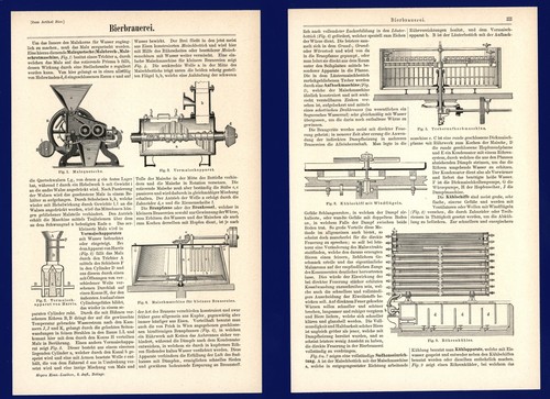 Bierbrauerei text anno 1893 - text,