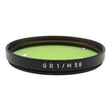Farbfilter Farb Filter color filter GR1 M58 58mm 58 mm in Grün green im Etui