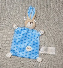 Hase Rabbit ergee blau Kuscheltuch Schmusetuch Kik 