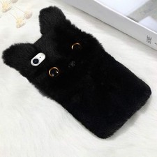 Fluffy Cat Telefon Hülle