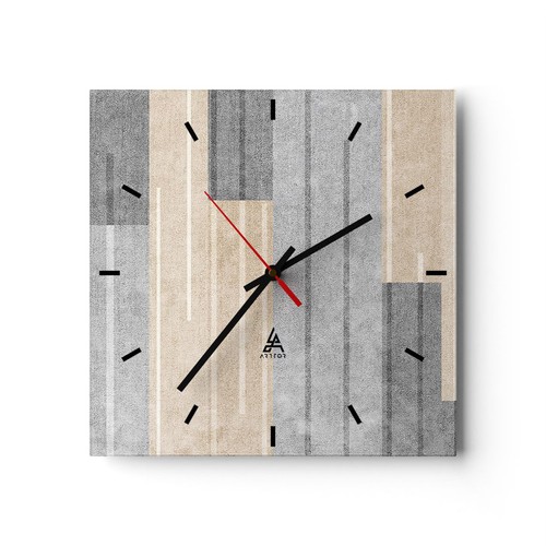 Modern wanduhr 40x40cm - wanduhr, analog