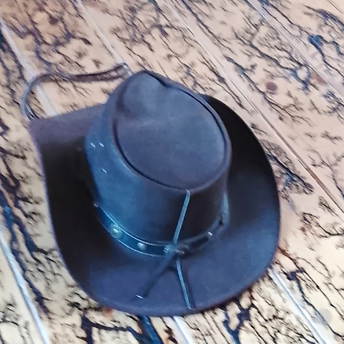 Genuine leder westernhut - leder,