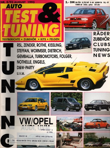 Zeitschrift auto test - zeitschrift,