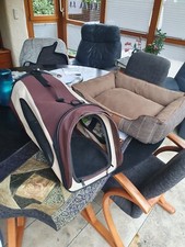 hundetragetasche gebraucht u.Hundebett 