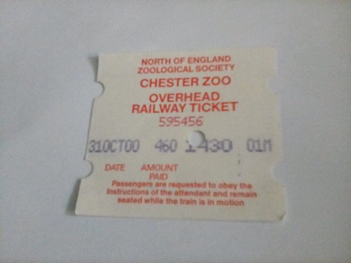Chester zoo overhead railway - zoo,