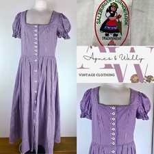 Dirndl Kleid Gr. UK 12 Vintage