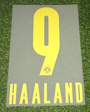Erling Haaland Flock in Matchworn Size für das BVB Dortmund Away Trikot 2021/22