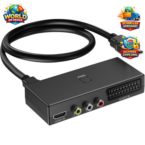 Scart konverter 1 hdmi - 3-in-1,
