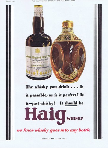 Haig whisky vintage - haig, werbung