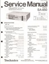 Technics Original Service Manual für SA- 850
