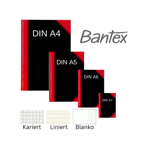 Bantex notizbuch din a6 - a5,