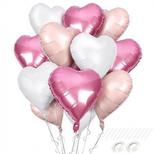 Herz Folienballon 12 Stück