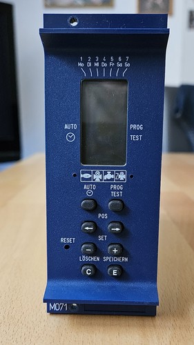 Buderus schaltuhr modul m071 - buderus,
