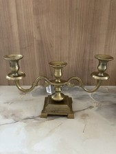 Leuchter Alu 3er H25 cm Gold