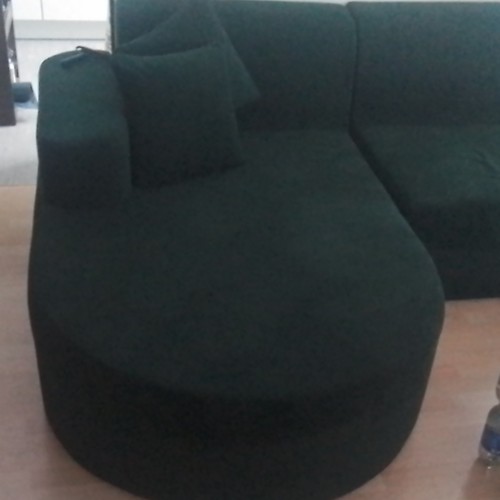 Ecksofa mit chaiselongue stoff - mit,
