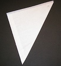 Spitztüten weiss 23cm hoch