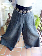 5002 RUNDHOLZ Hose dicker Stoff Winterhose Small schwarz grau