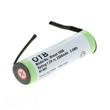 Akku für 3731, 3738 - Braun 5422 2500mAh Zahnbürste Ersatz Batterie Accu