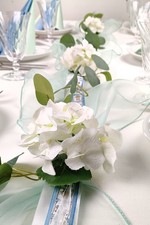 Tischdeko-Set in Mint, Creme