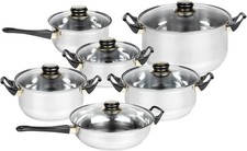 Topf kochtopf set - set, 12-teilig