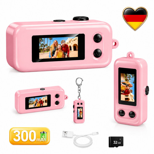 Retro kamera 1080p mini - kamera,