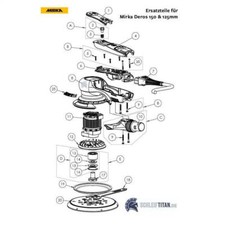 Ersatzteile für Mirka Deros Elektro-Exzenterschleifer 125 / 150mm
