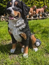 Deko Figur Berner Sennen Hund lebensecht 55cm Hundefigur Hotant NEUHEIT