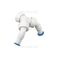 HAAS Kombi-Doppel-Geräteanschlusstülle 2914 1" und 3/4",mit Stopfen und