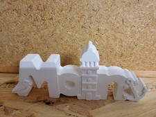 "MOIN" Schriftzug Aus Gips - Maritime Deko