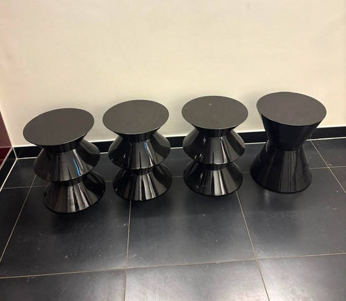 Minotti damier hocker - 4x,