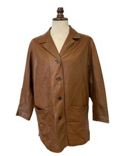 Ambiente Echt Leder DamenMantel Groß 40