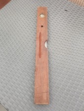 Antike Wasserwaage Teak Holz