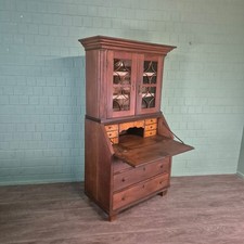 27394 Sekretär Biedermeier 1820 massiv Eiche Antik