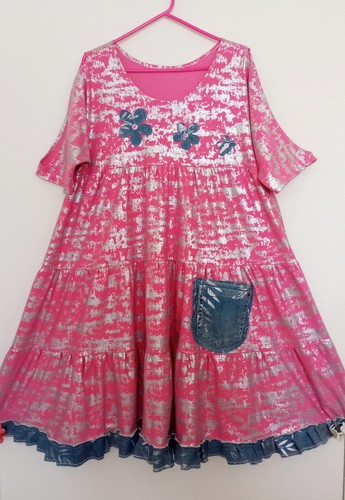Kleid tunika stufig a linie - -tunika, a-linie