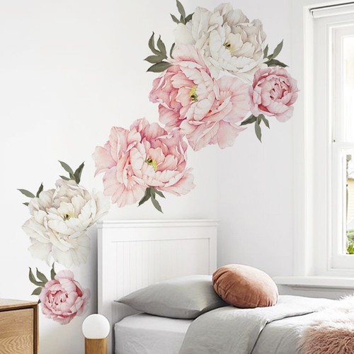 Wandtattoo pfingstrose rose - wandtattoo,