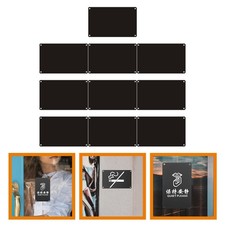  10 Pcs Metallschild Rohling