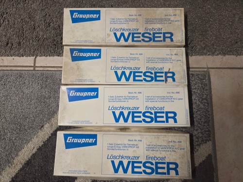 Graupner 498 löschkreuzer - 4x,