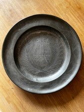 Antiker Zinnteller 1708/1800