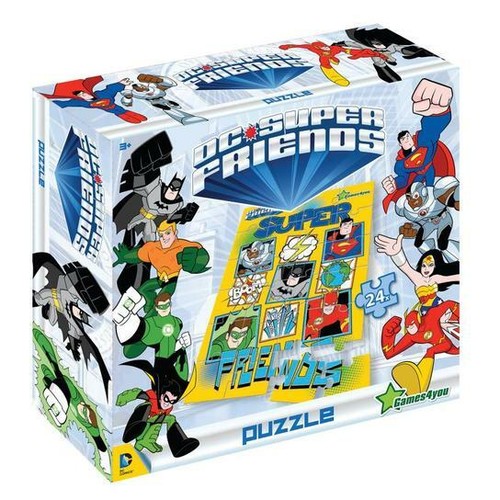 Comics puzzle gelb super - comics,