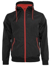 Herren Wind Jacke Windbreaker Übergangsjacke Regenjacke schwarz S - 5XL
