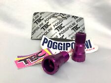 Vintage NOS TEC pro axle cover lock bolt kit SHIMANO P-DM737 SPD Deore XT purple