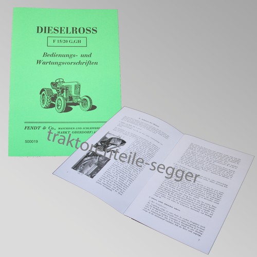 Fendt betriebs und - fendt, betriebs-
