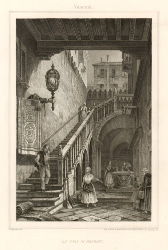 Venedig veneto palazzo goldoni - palazzo,