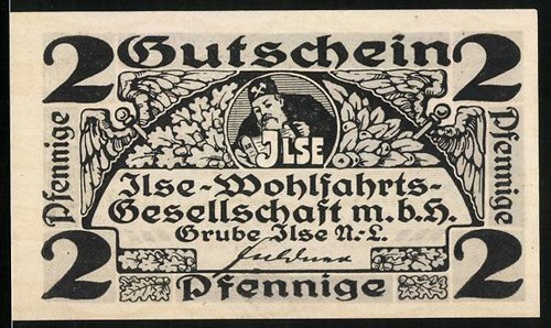 Notgeld grube ilse - notgeld, ilse,