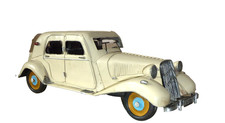 Modell Auto Citroen Traction Avant 1947-1955 Gangster-Limousine 42x16cm Antik