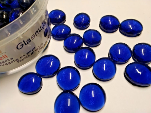 Glasnuggets blau 200 - ca, mm,