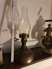 Antike Messing Öllampe